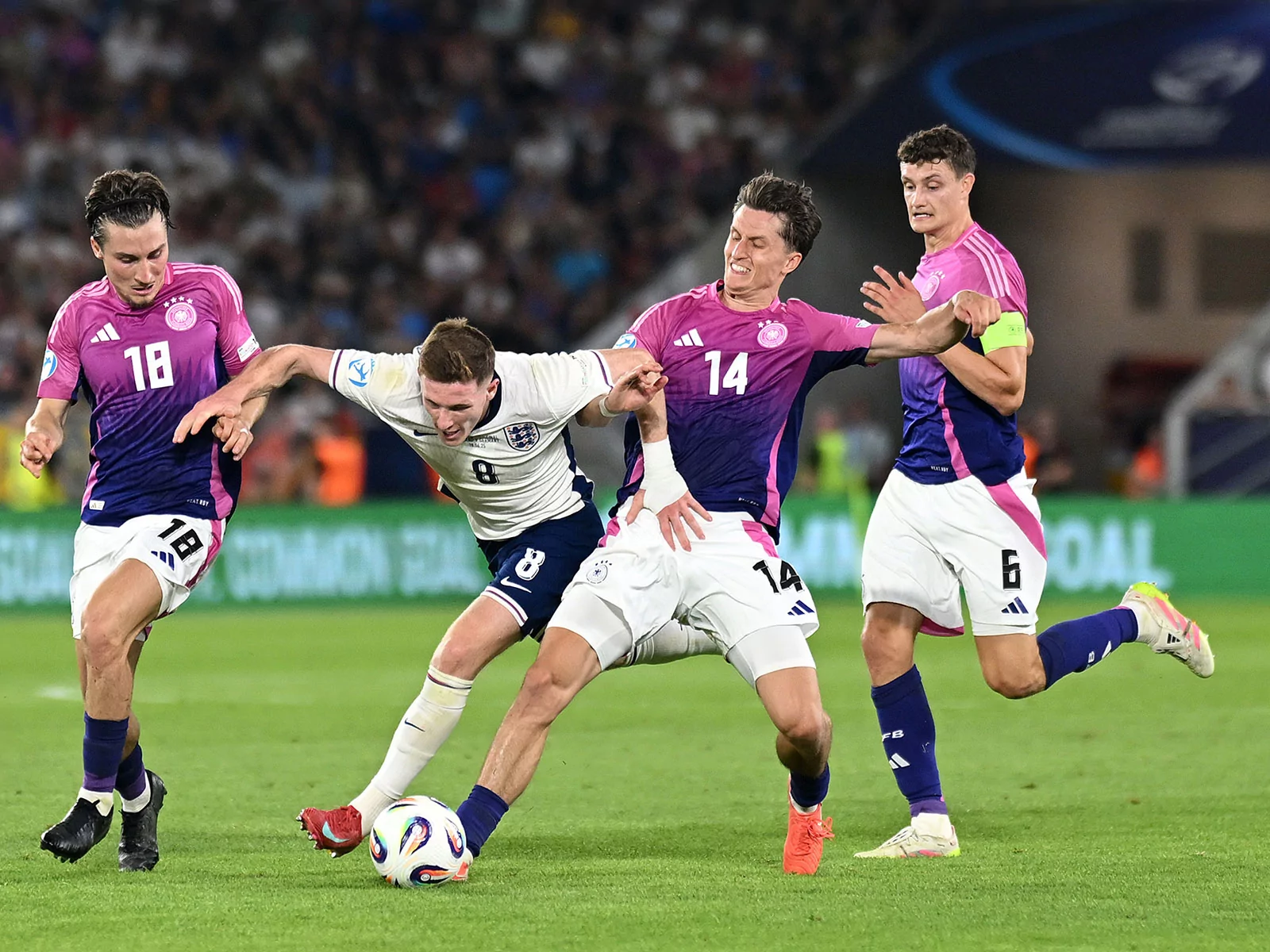 Die DFB-Auswahl im EM-Finale gegen England