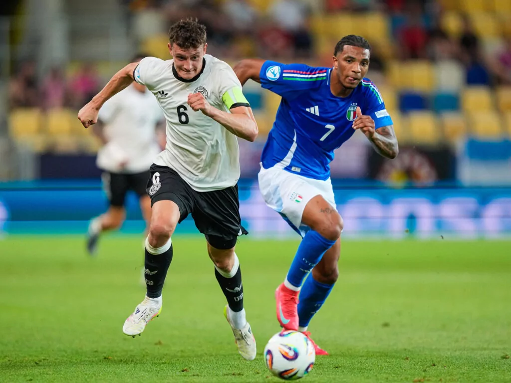 Eric Martel im Duell gegen Italien