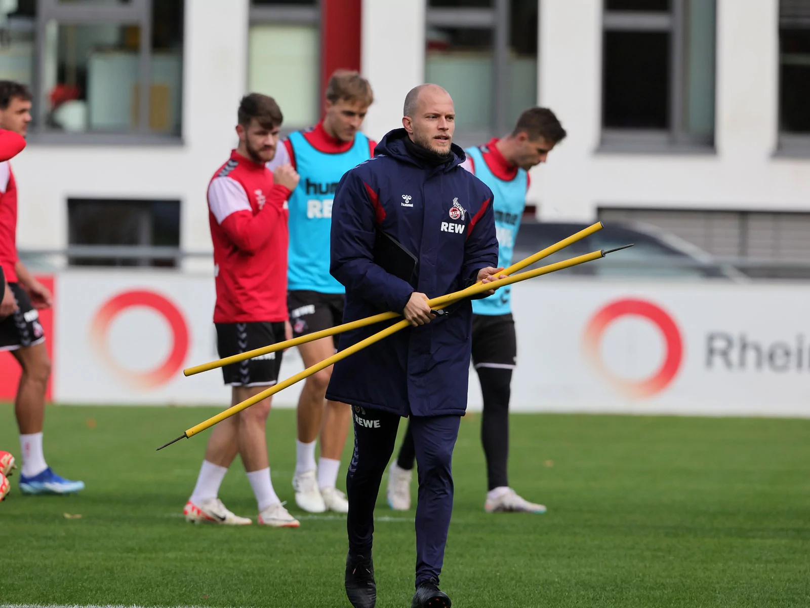 René Wagner beim Training des 1. FC Köln