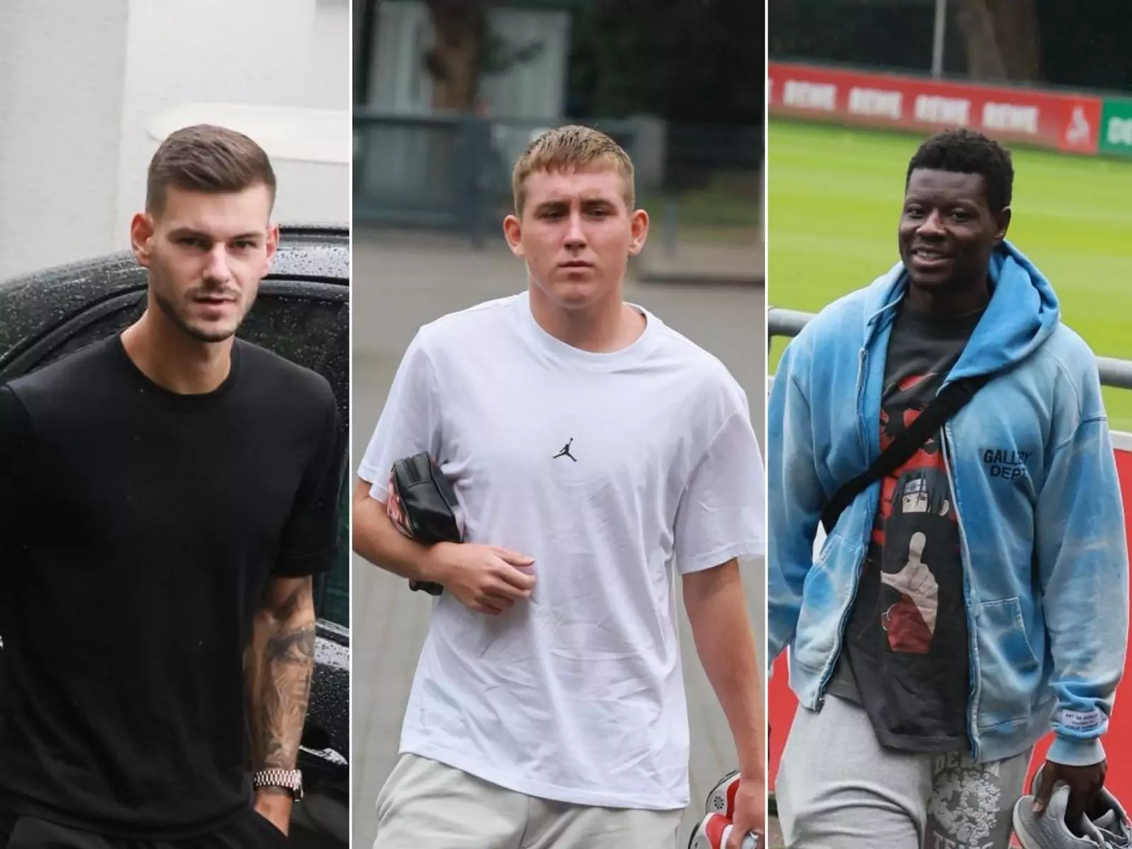 Krauß, Johannesson und Ache vom 1. FC Köln