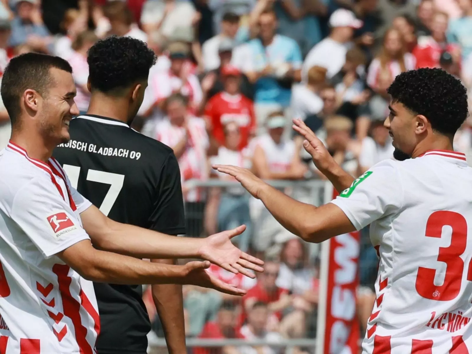 Etienne Borie und Fayssal Harchaoui vom 1. FC Köln