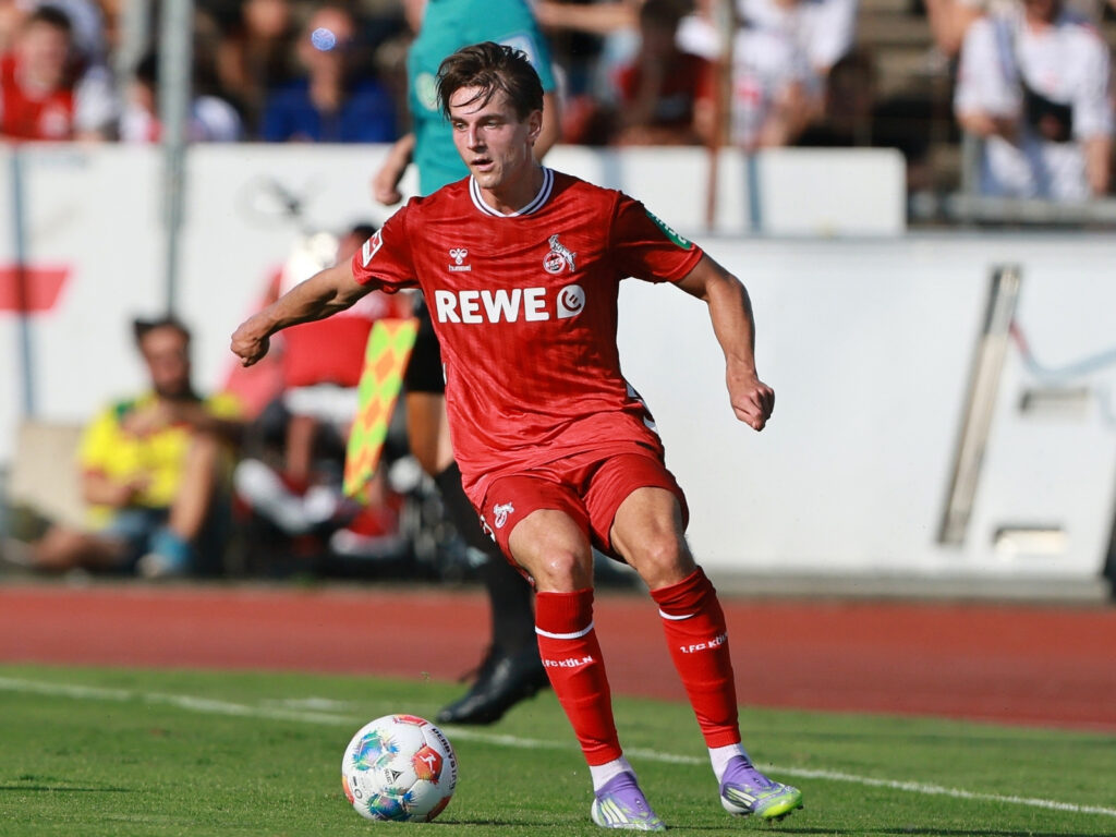 Jakub Kaminski im Testspiel gegen Fortuna Köln