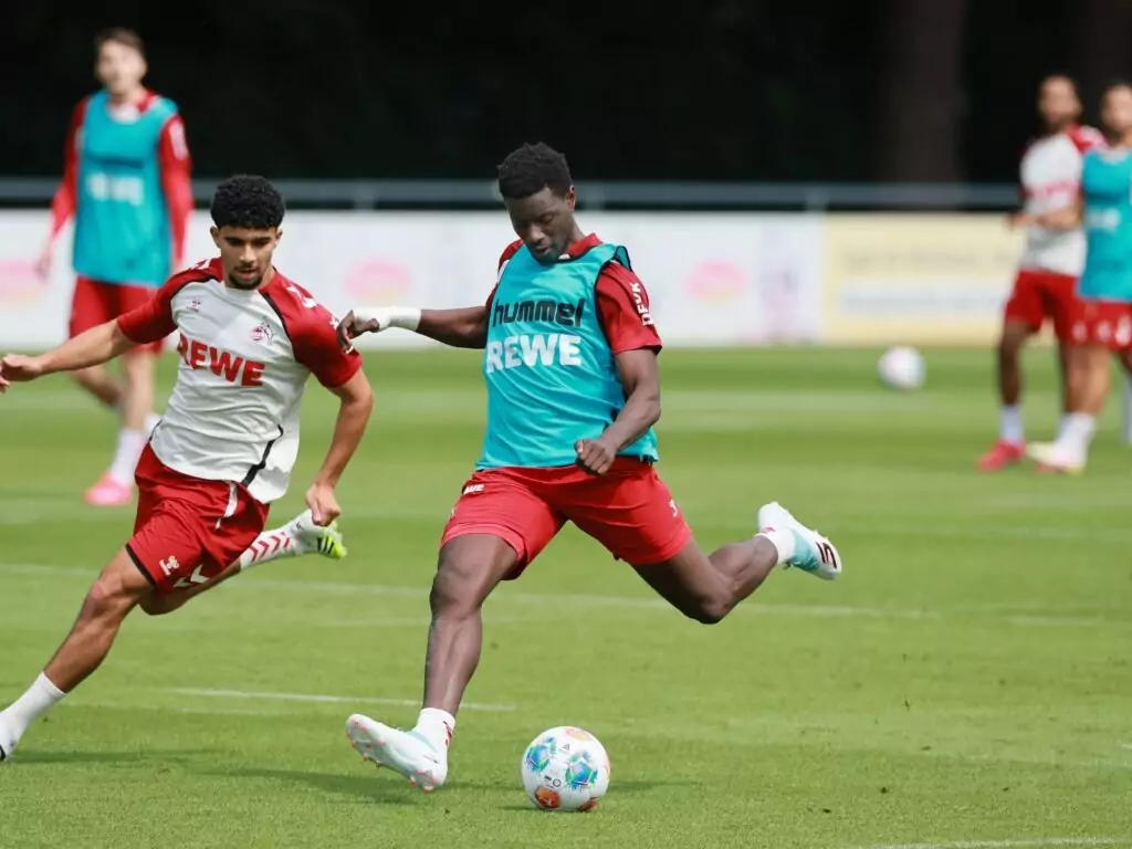 Ragnar im Training des 1. FC Köln