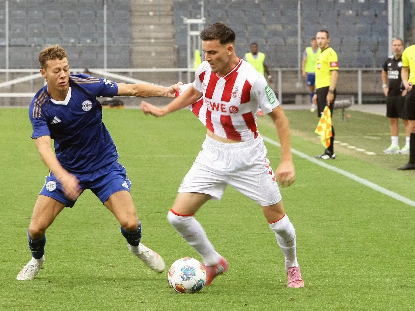 Said El Mala im Testspiel gegen Leicester City