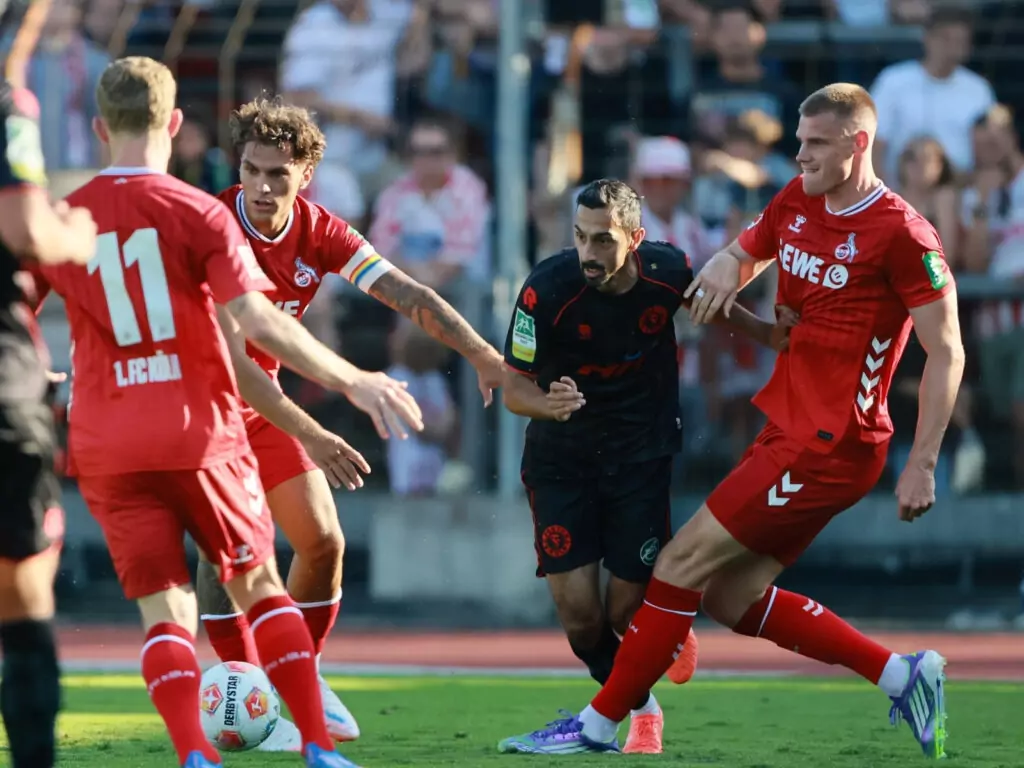 Steffen Tigges im Testspiel gegen Fortuna Köln
