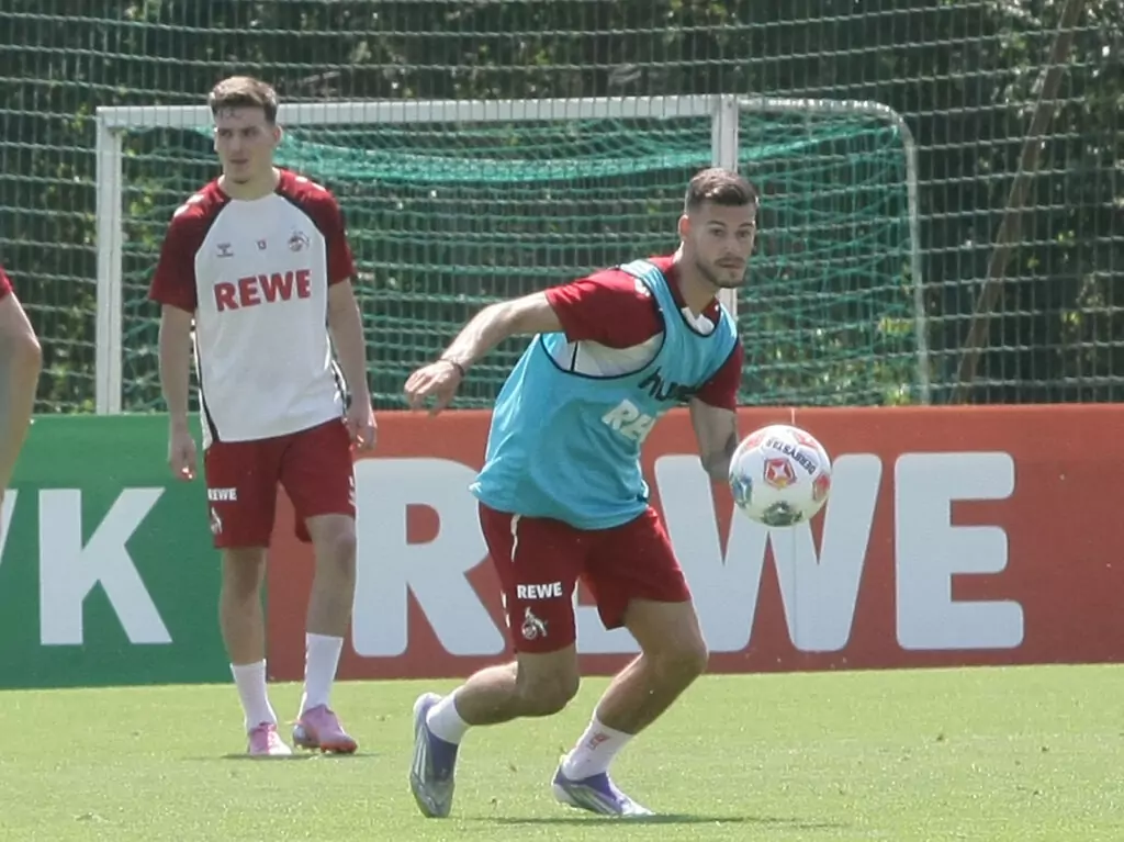 Tom Krauß im Trainingslager des 1. FC Köln