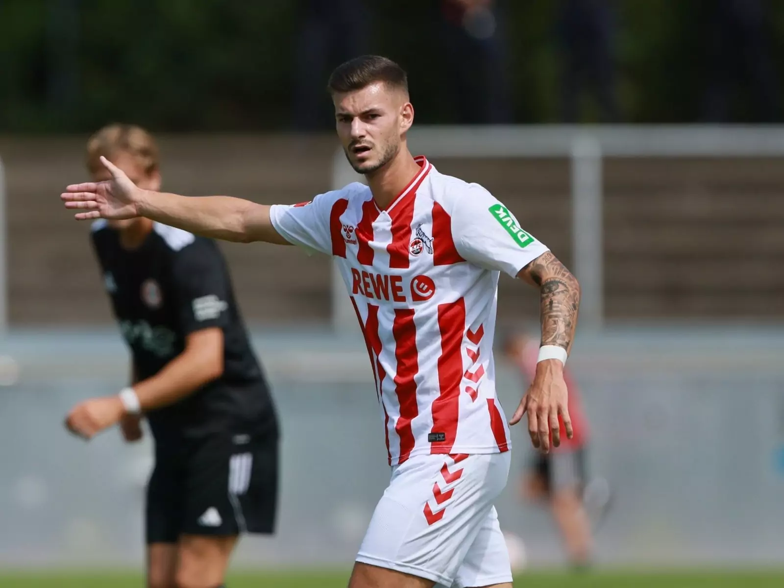 Tom Krauß im Testspiel gegen Bergisch Gladbach