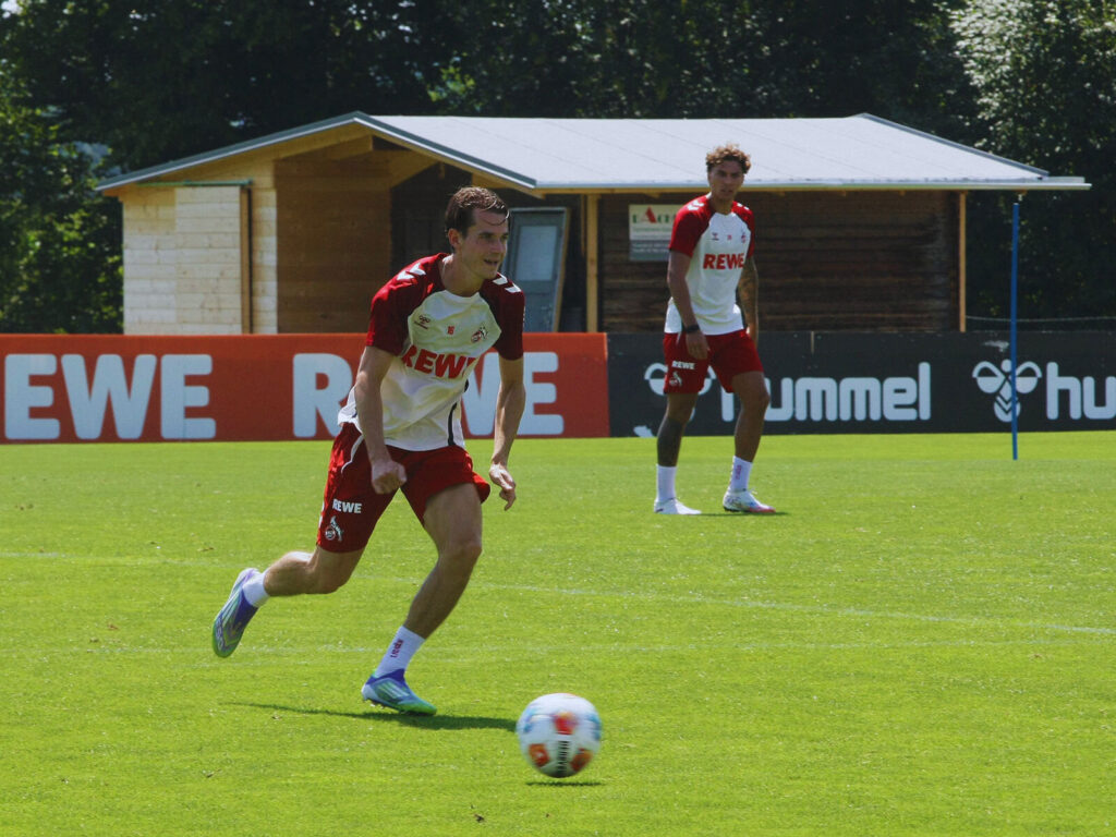 Jakub Kaminski beim Training in Bad Waltersdorf