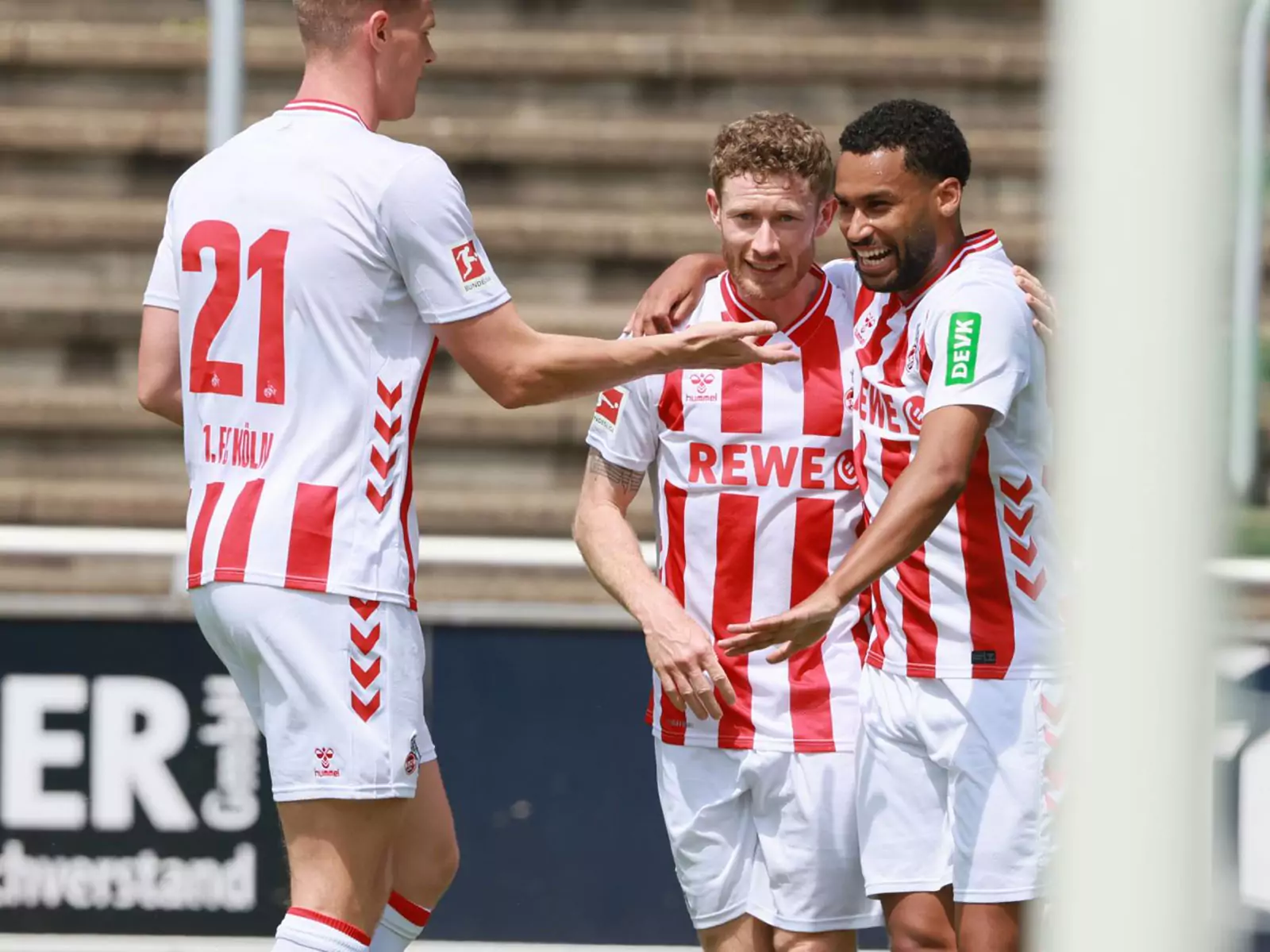 Florian Kainz und Linton Maina überzeugten im ersten Testspiel