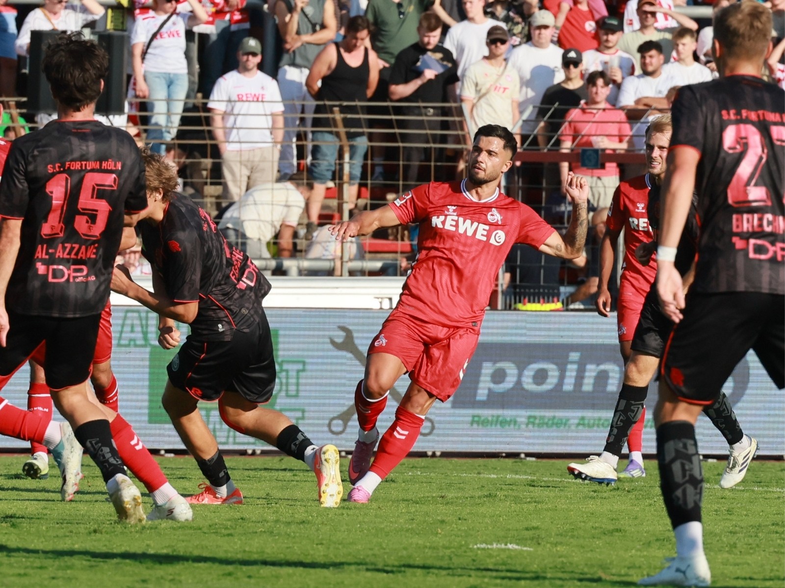 Jusuf Gazibegovic im Testspiel gegen Fortuna Köln