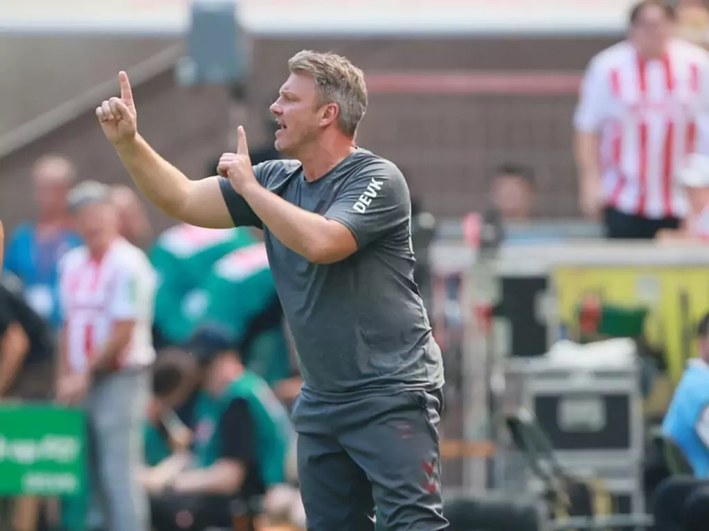 Lukas Kwasniok coacht gegen Bergamo