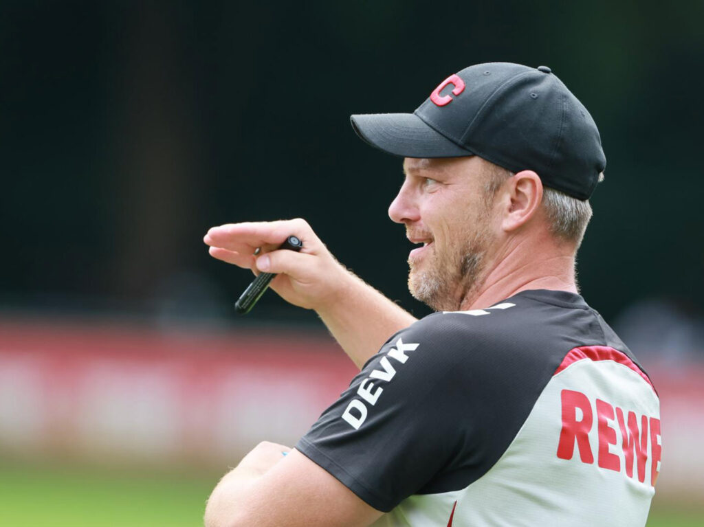Lukas Kwasniok beim Training am Freitagvormittag.