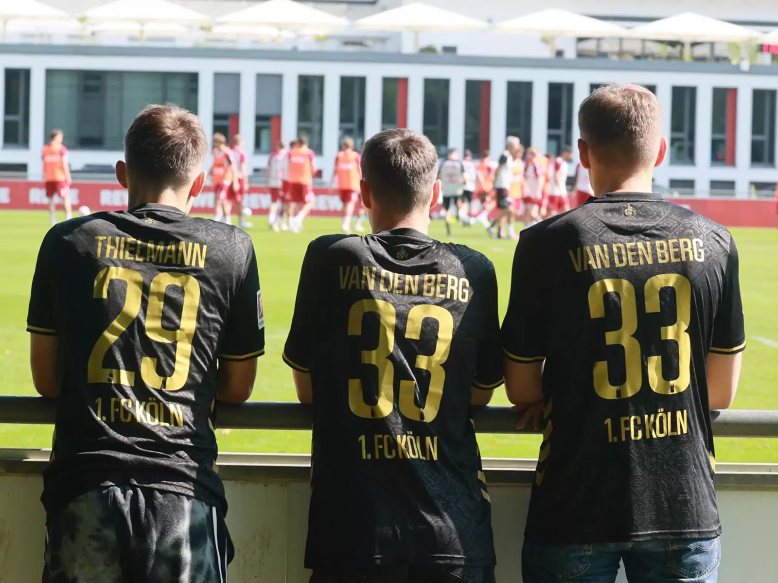 Fans beim Training des 1. FC Köln im neuen Jersey