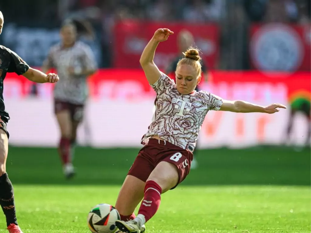 Laura Vogt im Einsatz für den 1. FC Köln