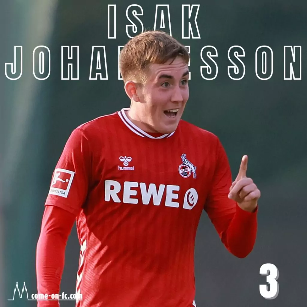 Isak Johannesson vom 1. FC Köln Einzelkritik Note 3