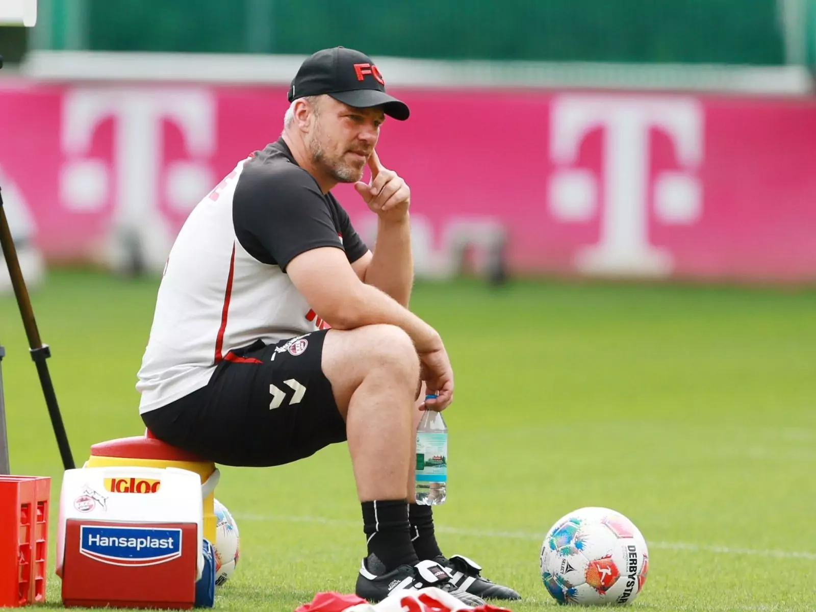 Lukas Kwasniok beim Training des 1. FC Köln