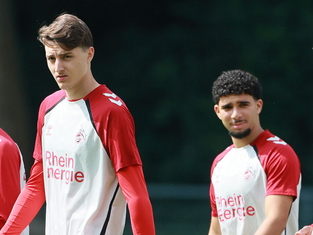 Malek El Mala und Fayssal Harchaoui vom 1. FC Köln
