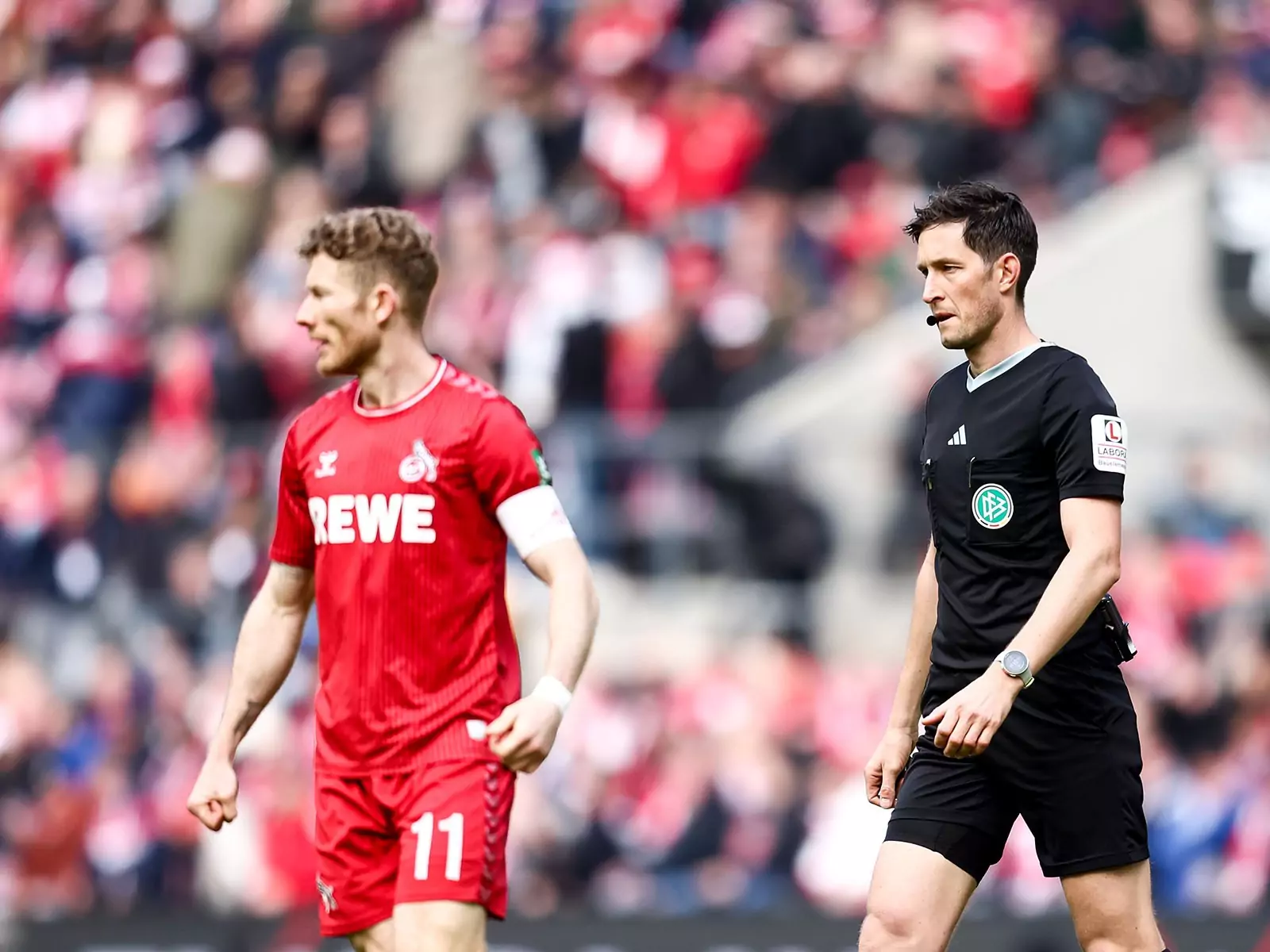 Matthias Jöllenbeck im Spiel des 1. FC Köln gegen Darmstadt