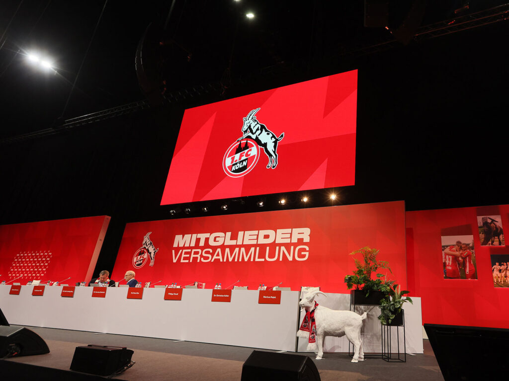 Am Samstag findet die Mitgliederversammlung des 1. FC Köln statt