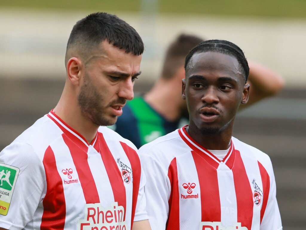 Sargis Adamyan und Safyan Toure von der U21 des 1. FC Köln