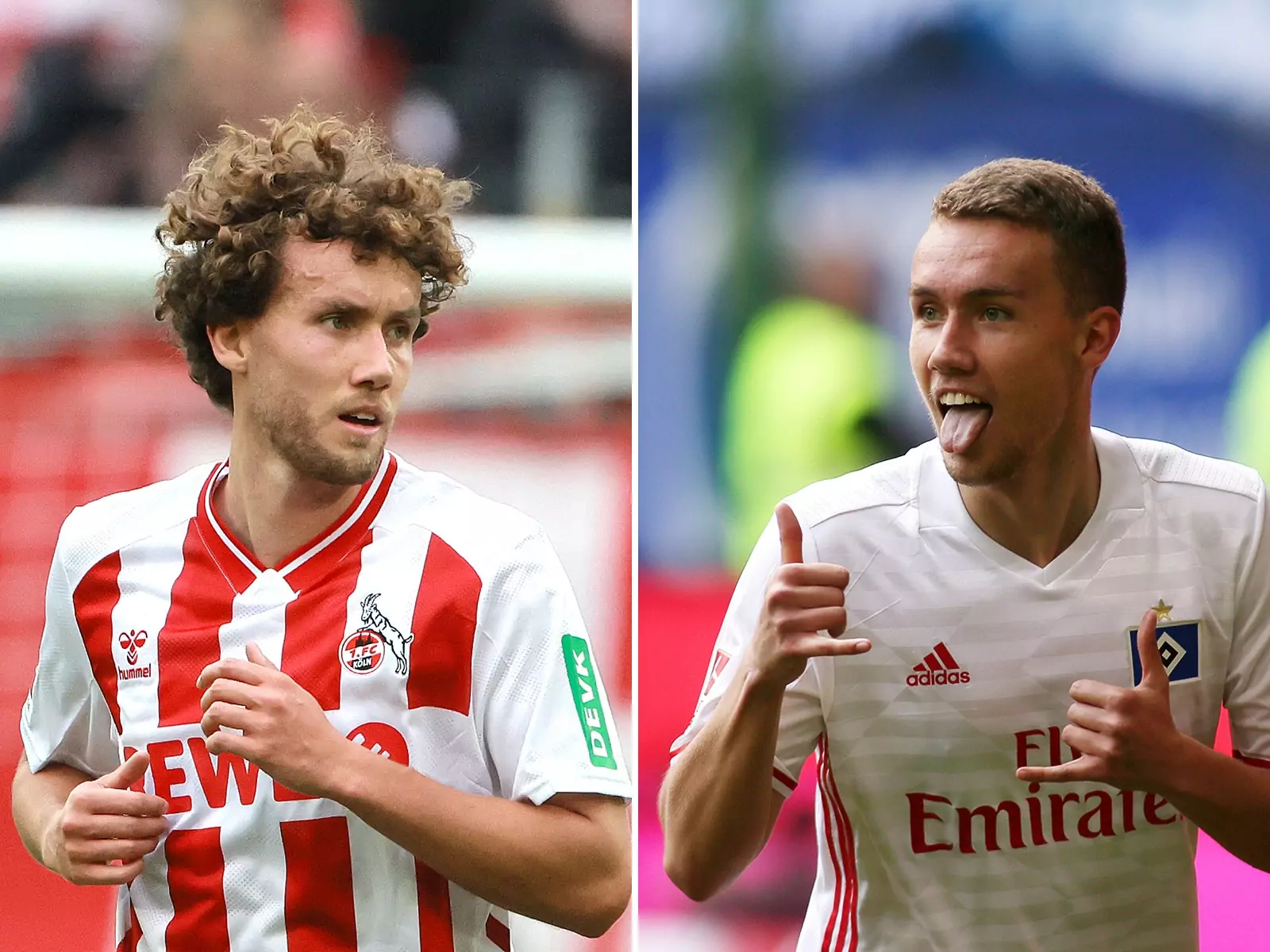 Luca Waldschmidt beim 1. FC Köln und als junger Spieler beim Hamburger SV