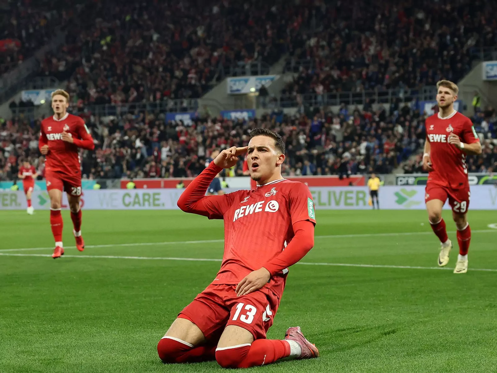 Said El Mala nach seinem Treffer gegen Hoffenheim