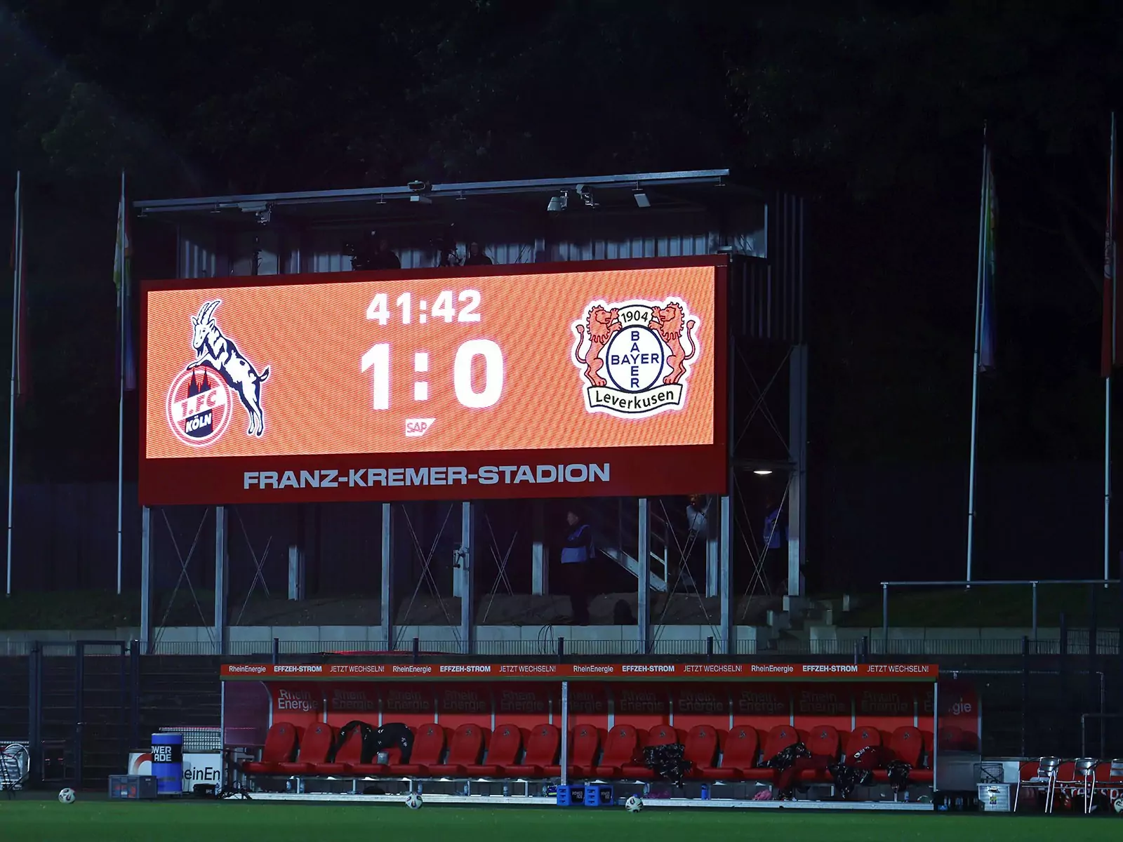Spielabbruch bei den Frauen des 1. FC Köln