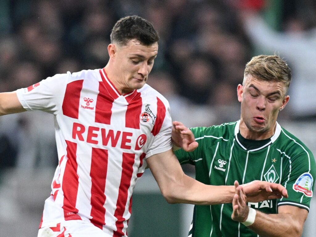 Eric Martel im Duell gegen Werder Bremen
