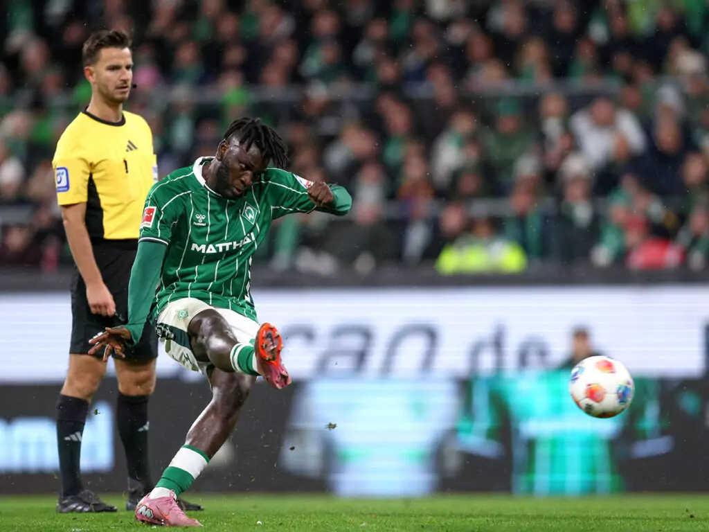 Victor Boniface kommt bei Bremen bislang noch nicht in Schwung