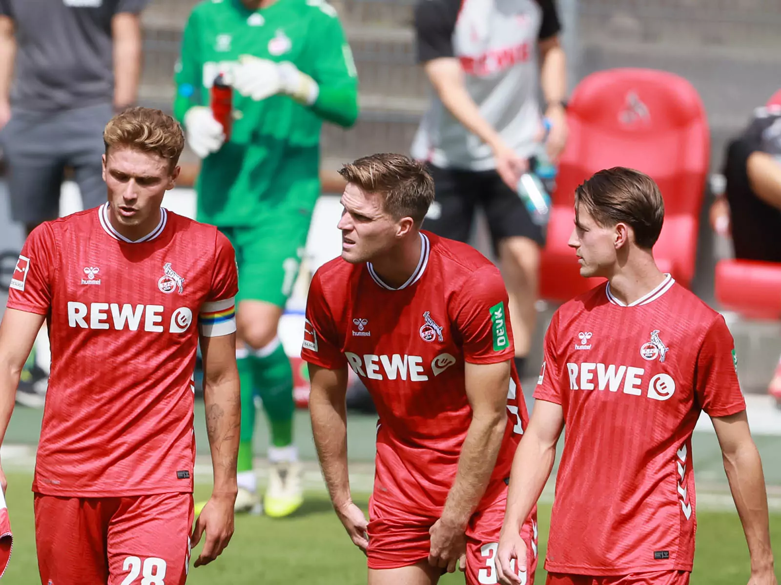 Sebastian Sebulonsen, Marius Bülter und Jakub Kaminski