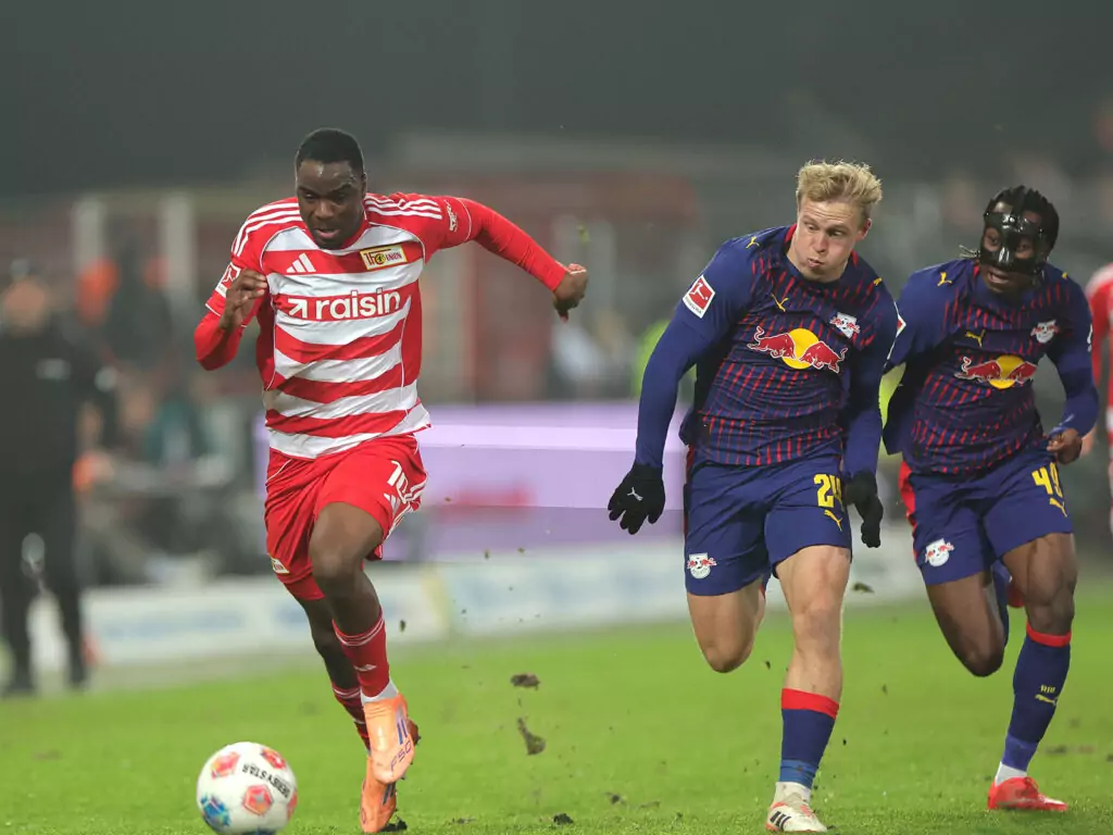 Ilyas Ansah im Spiel gegen RB Leipzig