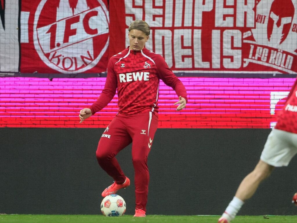 Fynn Schenten vom 1. FC Köln