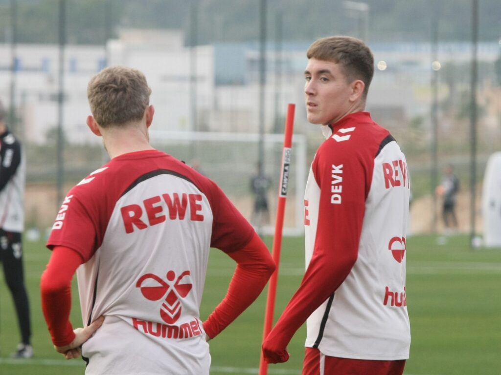 Isak Johannesson im Trainingslager in La Nucia