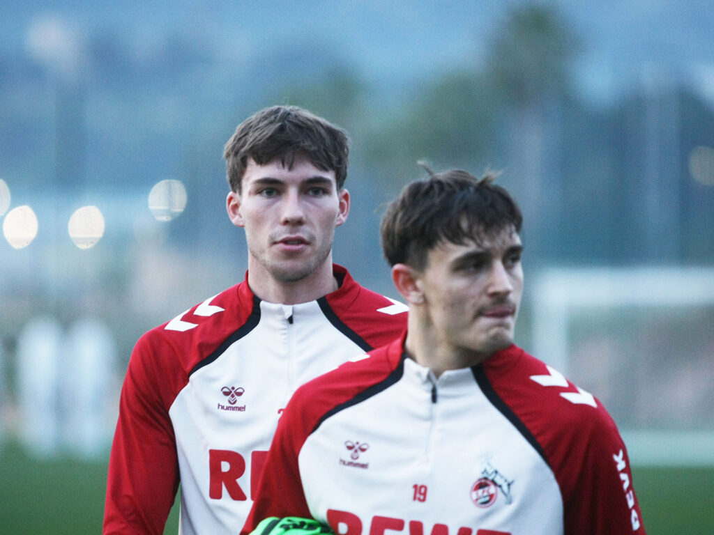 Bernie Lennemann beim Training des 1. FC Köln
