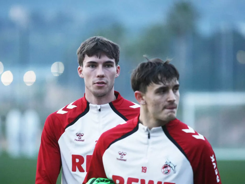 Bernie Lennemann beim Training des 1. FC Köln