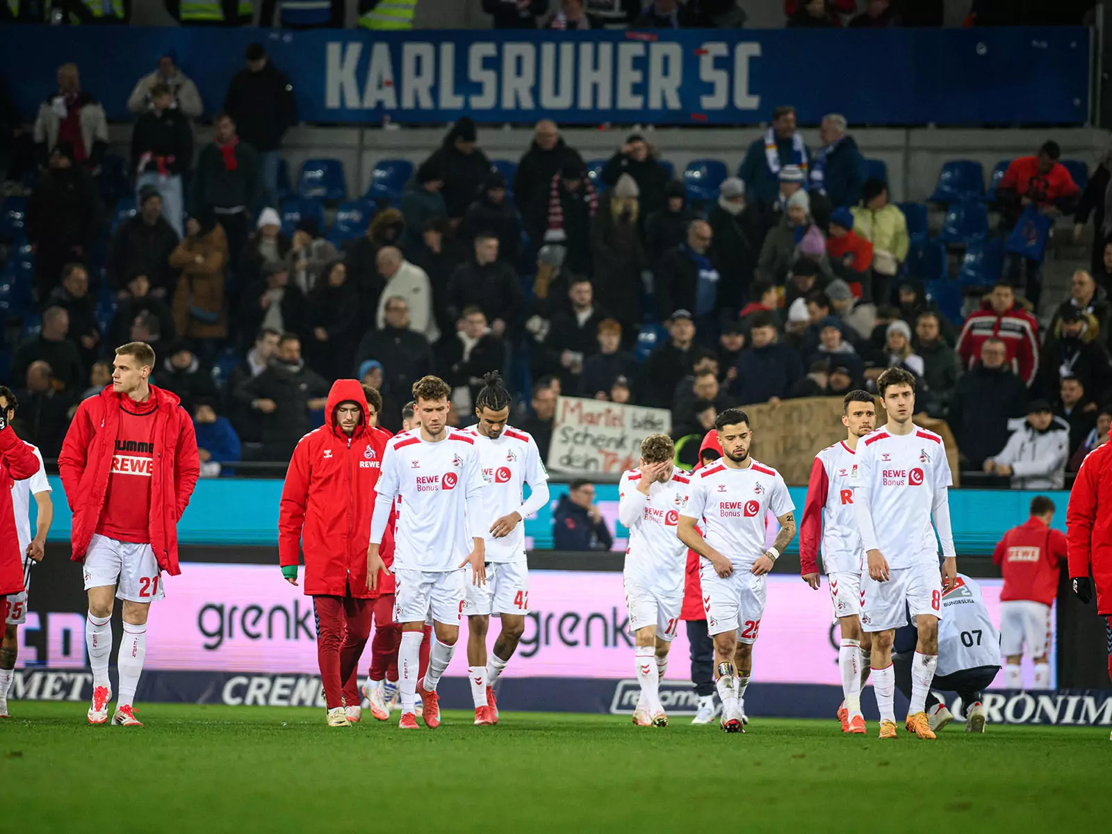 Enttäuschung nach dem vergangenen Karnevalsspiel in Karlsruhe