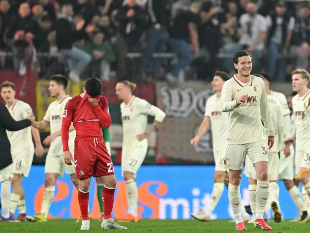 Der 1. FC Köln gegen den FC Augsburg