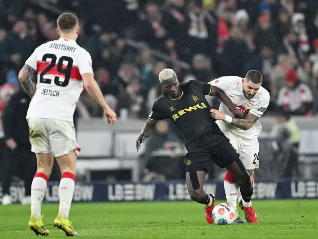 Ragnar Ache gegen den VfB Stuttgart (Foto: Christian Kaspar-Bartke/Getty Images)