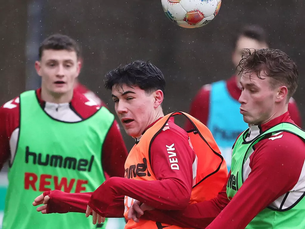 Felipe Chávez bei seiner ersten Trainingseinheit in Köln