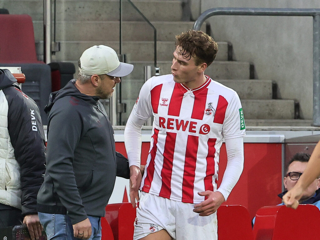 Sebastian Sebulonsen und Lukas Kwasniok im Gespräch