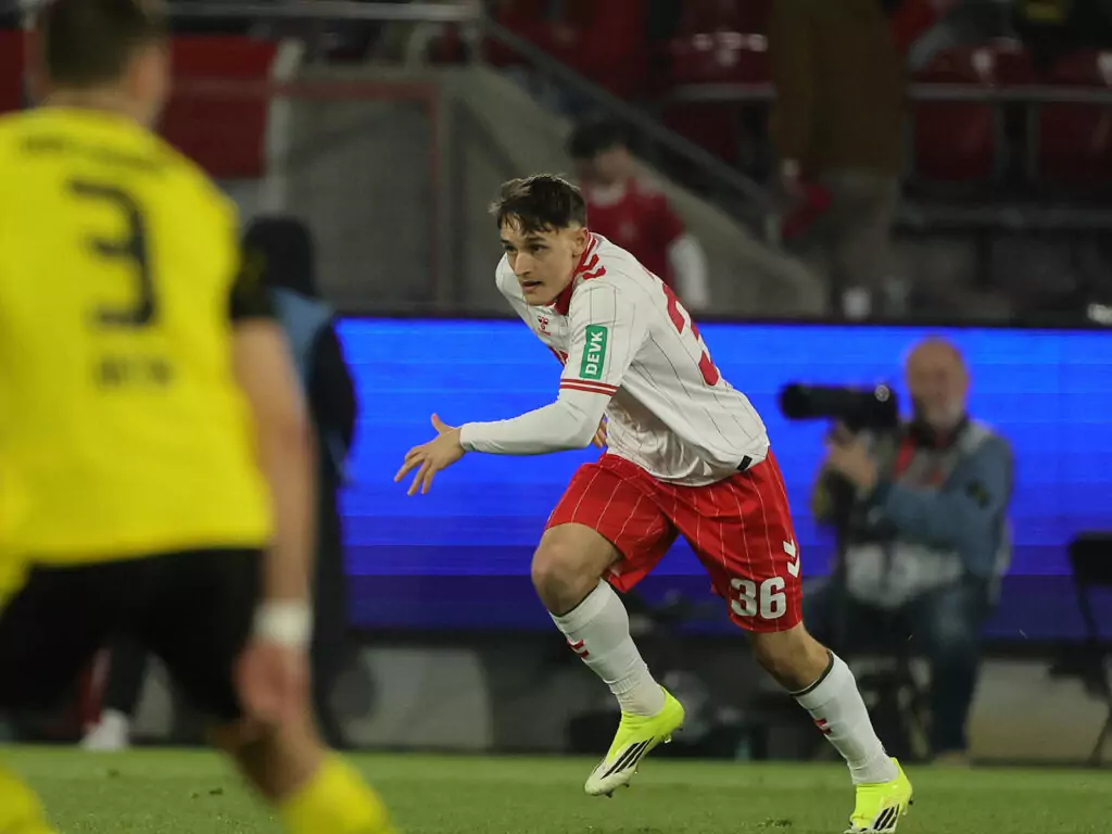 Cenny Neumann vom 1. FC Köln debütierte gegen den BVB