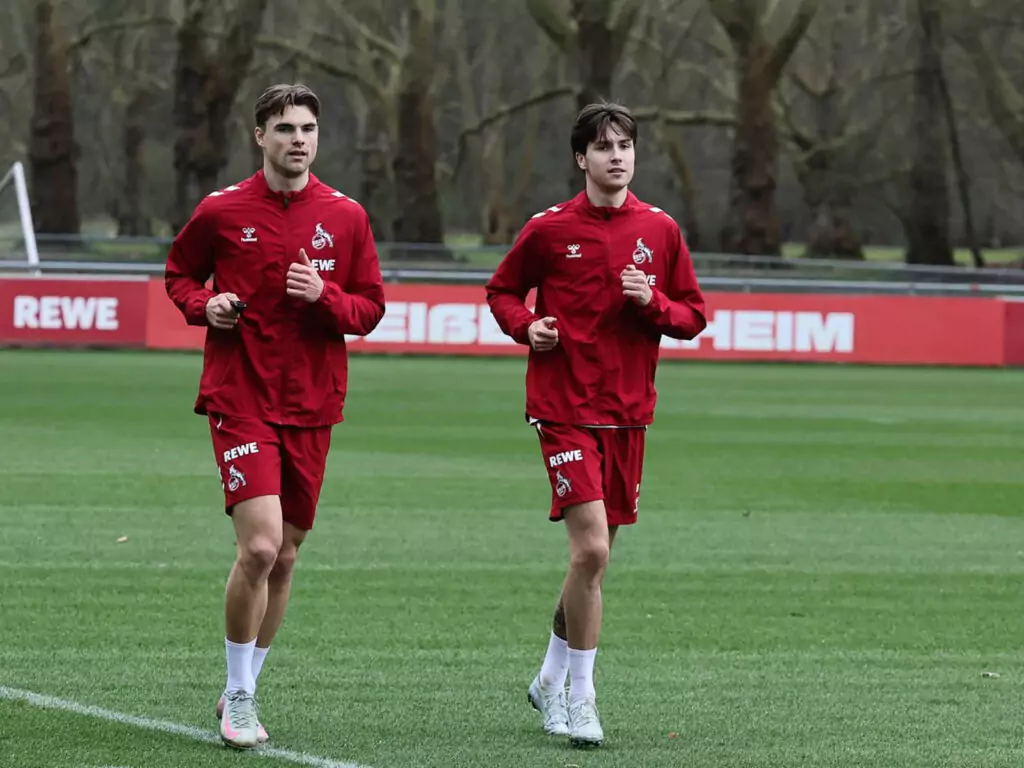 Laufeinheit am Freitag: Joel Schmied und Denis Huseinbasic sind wieder auf dem Platz