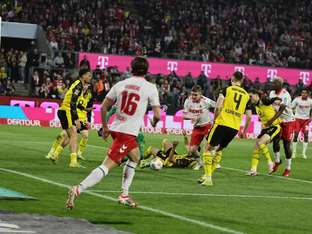 Enttäuschung bei den Spielern des 1. FC Köln