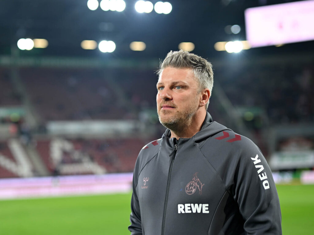 Lukas Kwansiok vor dem Spiel gegen den FC Augsburg