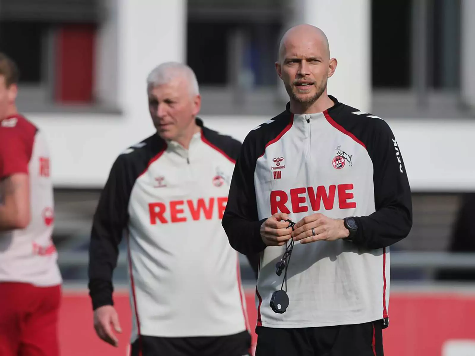 Rene Wagner und Armin Reutershahn beim Training