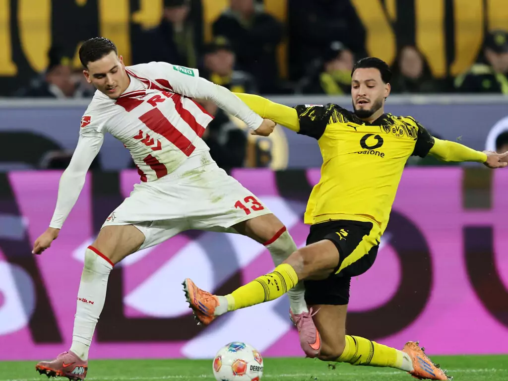 Said El Mala im Hinspiel gegen Dortmund