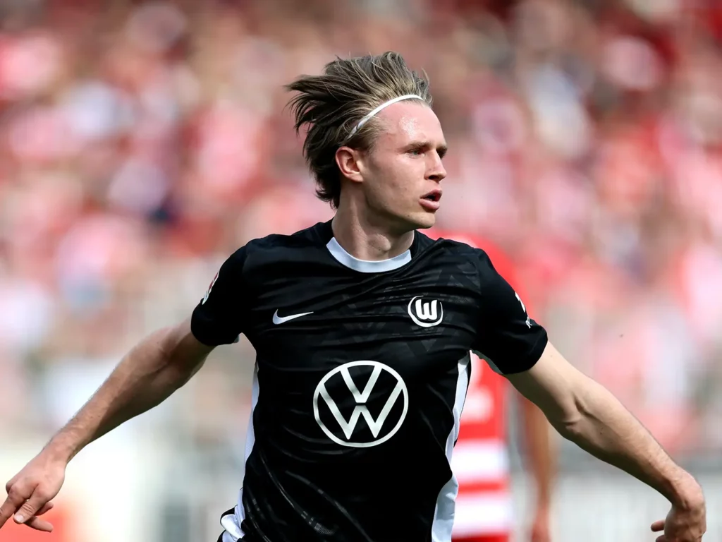 Patrick Wimmer jubelt nach seinem Treffer gegen Union