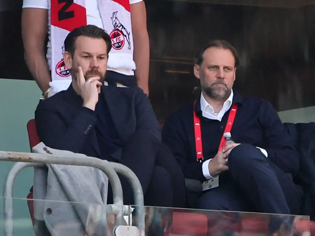 Thomas Kessler und Tim Steidten vom 1. FC Köln 