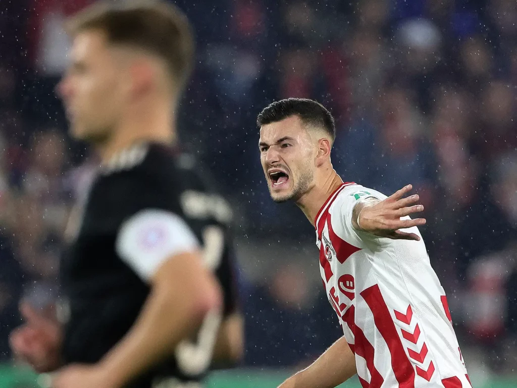 Tom Krauß im Spiel gegen den FC Bayern München