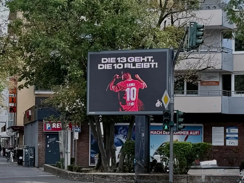 Werbeflächen mit Said El Mala rund um Köln